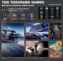 X2 Ultra Video Game Stick konsolė arba TIK 2.4G dvigubas belaidis valdiklis 4K HD30000 žaidimai 64G/128G retro žaidimai Kalėdų dovana 64G