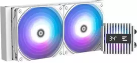 Chłodzenie wodne Zalman Zalman ALPHA2 A24 Baltas system chłodzenia komputerów Procesor Chłodnica cieczy all-in-one 12 cm Baltas