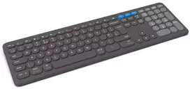 ZAGG Pro Klaviatūra 17" pilno dydžio – tamsiai pilka – „Nordic“ (belaidis įkrovimas ant kilimėlio)