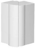 HAGER BR651703H9016 Išorinis kampas, reguliuojamas iki BR/A/S 68x170mm (BR651703H9016)