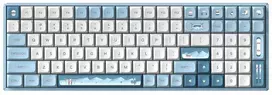 IQUNIX F97 Wintertide belaidė žaidimų klaviatūra, RGB – MX-Brown-Switches US išdėstymas