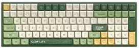 IQUNIX F97 Camping belaidė žaidimų klaviatūra, RGB – MX-Brown-Switches US išdėstymas