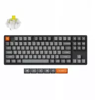 Klaviatūra Keychron K8M-J4 80% TKL bananinis jungiklis