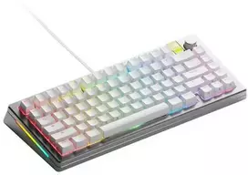 Glorious GMMK 3 Pro HE 75 % Custom žaidimų klaviatūra – Pre-Built, ANSI US išdėstymas, Fox HE Switches, sidabro spalvos
