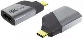 Adapteris USB PremiumCord USB-C - HDMI Sidabrinė (ku31hdmi26)
