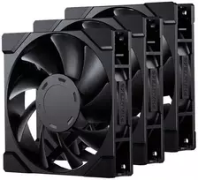 PHANTEKS M25 Gen2 PWM korpuso ventiliatorius, 3er-Pack – 120mm, juodos spalvos
