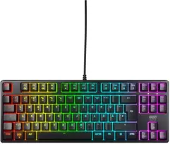 CHERRY K4V2 TKLv mechaninė žaidimų klaviatūra, juoda, MX2A Raudonas jungikliai, RGB apšvietimas, pilnas N klavišų perjungimas