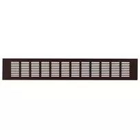 Aliuminio grotelės EUROPLAST RA850B, 80 x 500 mm, bronzinės