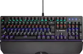 Klaviatūra žaidimams Rampage Umbra KB-R86 Kaicheng Mėlyna su laidu mechaninė su pašvietimu juoda