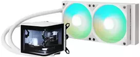 TRYX PANORAMA ARGB 240 All-in-One Liquid Cooling, 3D-AMOLED Ekranas – 240mm, baltos spalvos