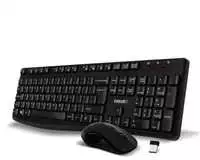 Klaviatūra ir pelė Evolveo Set Klaviatūra su pele K1050, Belaidė 2.4GHz, US INTL, juoda