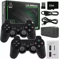 M8 vaizdo žaidimų konsolė 2.4G dvigubas belaidis valdiklis Game Stick 4K 10000 žaidimai 32/64G retro žaidimai, skirti PS1/MAME/FC/GB/GBA/GBC/MD