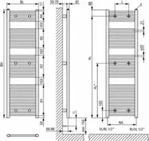 VONIOS KAMBARIO RADIATORIUS B20-S 1169x740 KERMI 540W