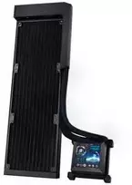 Lian Li HydroShift LCD 360 Fanless Vanduo Cooling, RGB – 360mm, juodos spalvos