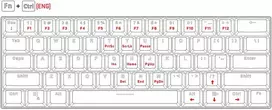 Klaviatūra Yenkee YKB 3600US Klaviatūra žaidimams ATOM YENKEE