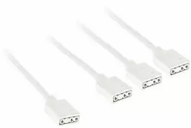 Kolink ARGB 1-3 splitter cable – 30cm, baltas