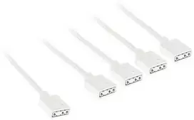 Kolink ARGB 1-4 splitter cable – 30cm, baltas