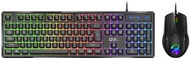 Klaviatūra Genius GX GAMING Scorpion KM-GX6 Rinkinys klawiatur su laidu (USB) CZ/SK, juoda do gry