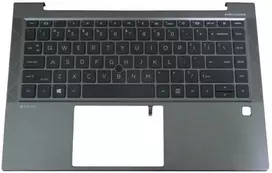 HP TOPCVR W/KB BL DSC NORDIC M14635-DH1, Cover + klaviatūra,