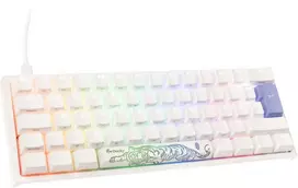 Ducky One 2 Pro Mini Baltas Edition Klaviatūra žaidimams, RGB LED - Cherry Brown