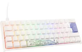Ducky One 2 Pro Mini Baltas Edition Klaviatūra žaidimams, RGB LED - Cherry Raudona
