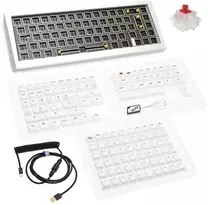 Ducky Outlaw 65 žaidimų klaviatūra, Barebone – Sidabrinis ISO išdėstymas
