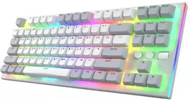 Oranžinis Klaviatūra žaidimams Hator Gravity HATOR Aurum Oranžinis Linear su laidu mechaninė su pašvietimu balta ir-pilka