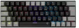 White Shark Mėlyna Klaviatūra žaidimams Baltas Shark Wakizashi Mėlyna su laidu mechaninė su pašvietimu juoda-pilka