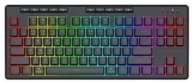 Klaviatūra žaidimams Redragon SHIVA PRO 87 K516RGB-PRO belaidė membraninė su pašvietimu juoda