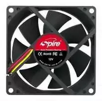 SPIRE, case and PSU cooler, 80x80x25mm, 12V, 3/4pin, SP08025N1L3/4