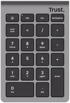 Klaviatūra Trust Xalas numeric keypad Nešiojamas kompiuteris/PC RF belaidė Sidabrinis