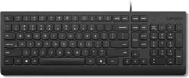 Klaviatūra Lenovo 4Y41R64666, viso dydžio (100 %), laidinis, USB, stūmoklio rakto jungiklis, juodas