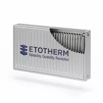 ETOTHERM plieno radiatorius T22xH500xL1000 K šoninio pajungimo (360124)