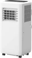 Ventiliatorius HOMCOM mobilus oro kondicionierius 3-in-1 su aušinimu, oro sausintuvu, ventiliatoriumi, oro išleidimo žarna, 9000BTU automatinis oro aušintuvas su nuotolinio valdymo pultu, laikmačiu, vaikų saugos užraktu, baltas