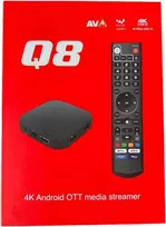 Q8 TV box priedėlis Android 11 4/32GB. gerai veikia su Go3 ir Telia Play