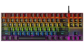 Klaviatūra Roger RoGer K80 Gaming su laidu Mechaninė klaviatūra RGB / USB