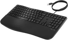 Klaviatūra HP STORE 3PL, Full-size (100%), su laidu, USB, Membrane, Juodas