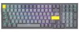 Klaviatūra žaidimams ENDORFY Celeris 1800 ENDORFY Geltona by Gateron belaidė mechaninė su pašvietimu pilka