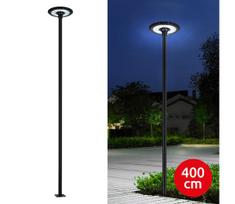 Brilagi-LED lauko gatvės šviestuvas su 4 m stulpu URBANSPARK LED/120W/230V juodas IP65