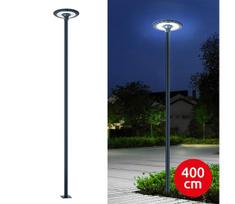 Brilagi-LED Lauko gatvės šviestuvas su 4 m stulpu URBANSPARK LED/120W/230V antracitas IP65