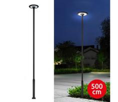Brilagi-LED lauko gatvės šviestuvas su 5 m aukščio stulpu URBANSPARK LED/120W/230V juodas IP65