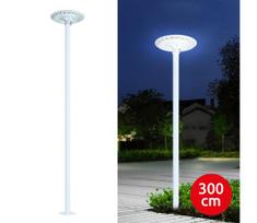 Brilagi-LED lauko gatvės šviestuvas URBANSPARK su 3 m stulpu LED/120W/230V baltas IP65