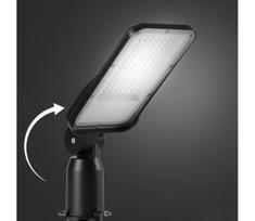 Brilagi -LED lauko gatvės šviestuvas su lankstu. URBANLIGHT LED/50W/230V juodas IP65