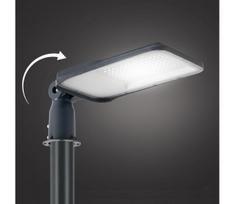 Brilagi -LED Lauko gatvės šviestuvas su reguliuojamu lankstu. URBANLIGHT LED/100W/230V, antracito spalvos, IP65