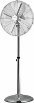 Orava SF-200 X metalinis stovas ventiliatorius, 3 greičio nustatymai, automatinis sukimasis, sidabrinis
