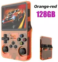 HappyJoe R36S, 128GB, oranžinė, 20000+ Games, 3.5" IPS Screen, Linux