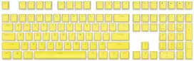 Klaviatūra Royal Kludge Pudding PBT Keycaps - (104 vnt., Geltona, PBT, ANSI, UK išdėstymas)