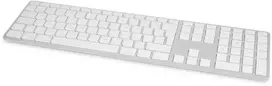 Klaviatūra LMP USB-C skaitmeninė klaviatūra, 106 klavišai, laidinė USB-C klaviatūra su papildomu 1x USB-C prievadu ir aliuminio viršutiniu dangteliu - graikų kalba