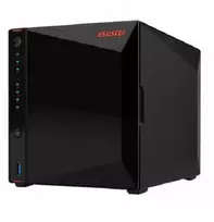 Failų serveris Asustor NIMBUSTOR 4 GEN2 AS5404T 4 lizdų, Intel Celeron N5105 keturių branduolių 2,0 GHz procesorius, 8GB RAM DDR4. 2 x 2,5GbE LAN, 3 x USB 3.2. HDMI 2.0B, 4 x M.2 NVMe