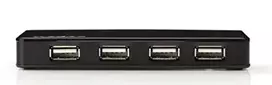 Nedis UHUBU2430BK USB Hub 4-Port USB 2.0